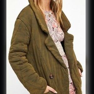 Free People Tawny Puffer Pillow Quilted Jacket